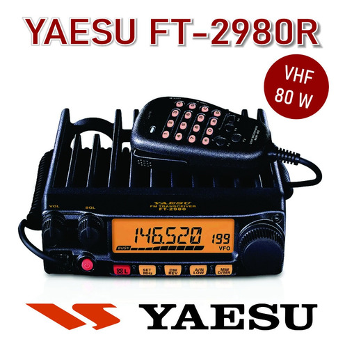 Yaesu Ft-2980r Vhf 80 Watts 100% Original - Import Oficial