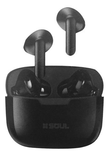 Auriculares Inalambricos Tws 600 Bluetooth 5.2 Soul Color Negro