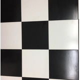 Ceramica San Lorenzo Scop Damero Forte Blanco Negro 33x33 2a