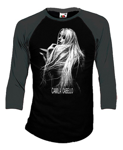 Camila Cabello Playeras Manga 3/4 Para Hombre Y Mujer D01