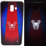 Funda Para Samsung J6 Plus - Novedad Led !!! - Spiderman !!!