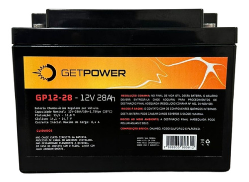 Bateria Selada 12v 28ah Gp 12-28 Getpower