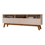 Rack Tv 65 Elegant  Canela / Blanco Invierno