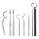 J Ab35 Stainless Steel Toothpick Set (6 Piece