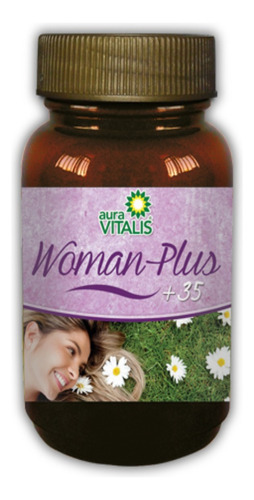 Woman Plus + 35 Colageno Vitaminas  Aura Vitalis X90 Caps