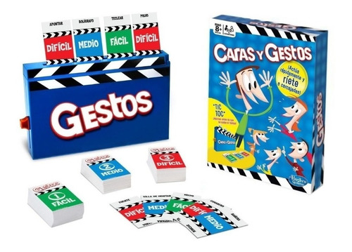 Juego De Mesa Hasbro Gaming Caras Y Gestos +8 Años