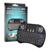 Mini Teclado Wirelles Sem Fio Touch Led Colorido 