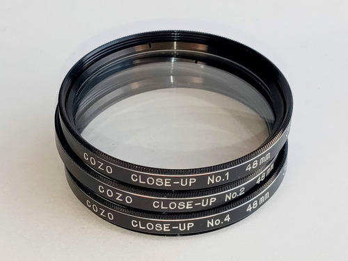 Filtro 48mm Kit Close Up +1 +2 +4 Cozo Japon