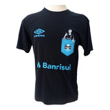 Camiseta Comemorativa Grêmio Kannemann Algodão Preta