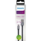 Cable De Carga/ Datos Celular Micro Usb Philips Carga Rapida