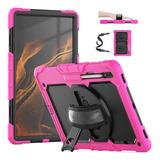 Funda Rosa Para Samsung Galaxy Tab S8 Ultra 2022 14.6