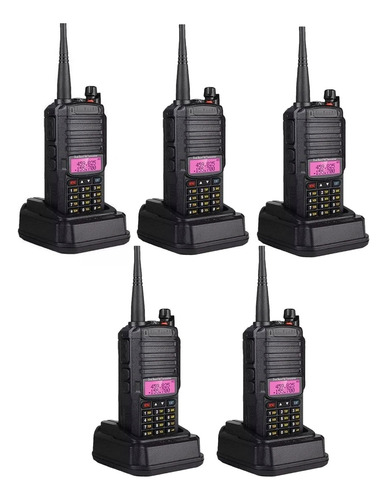 10pz Radio Comunicacion Portatil Walkie Talkie Vhf Uhf 10km