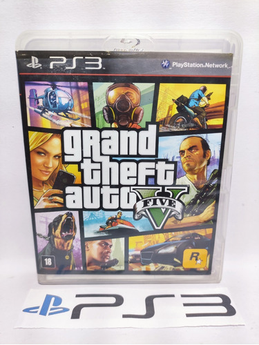 Grand Theft Auto V Ps3 Mídia Física Original P/entrega Gta V