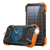 Blavor Cargador Solar Power Bank 18w, Qc 3.0 Cargador