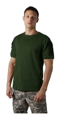 Camiseta Tática Masculina Ranger Bélica - Verde
