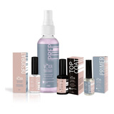 Kit Higiene Preparação Unha Gel Prep Desidrat Top Coat Volia