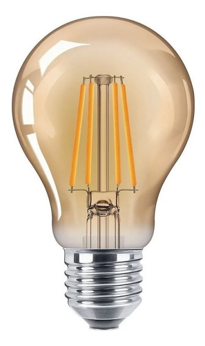 Kit 20 Lamp Filamento De Led A60 E27 Decoração Retrô Vintage