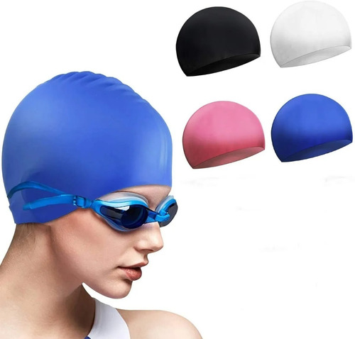 Gorro Natación Lycra Standar Diseños Colores