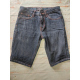 Bermuda Short Jean Azul Forever 21 Impecable Talle S