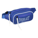 Riñonera Everlast Regulable Deportes Urbana Gym Bolsillo Red Color Azul Diseño De La Tela Liso