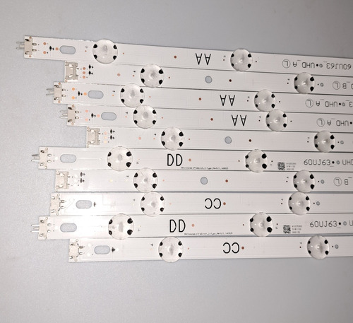 Tiras Led 60uj6300 60uj6050 60uj630v 60uj6309 Kit 10 Uds