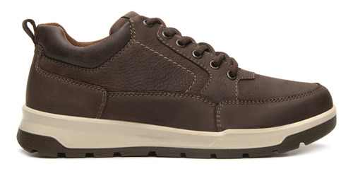 Tenis Flexi Para Hombre Estilo 414907 Café