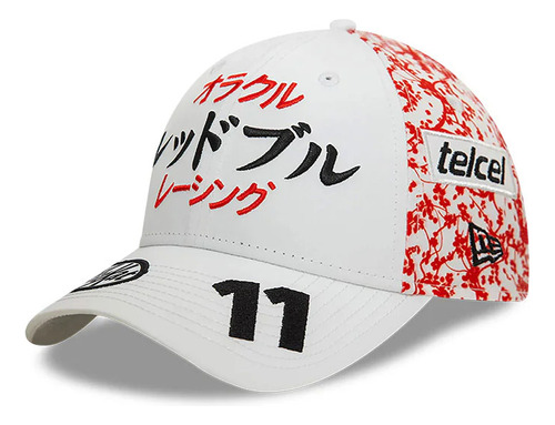 Gorra F1 Red Bull Sergio Checo Perez New Era Japon Blanca