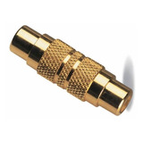 Conector Adaptador Union Rca Gold Hembra Puresonic