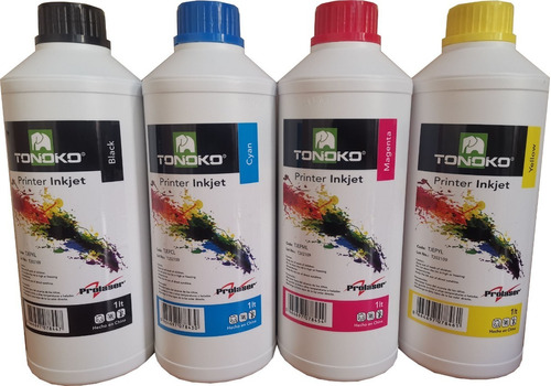 4 Tintas Tonoko Compatible Para Hp Ink Tank 315 1 Litro.