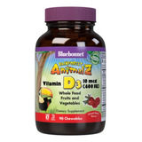 Bluebonnet | Rainforest Animal Z Vitamin D3 | 90 Chewables