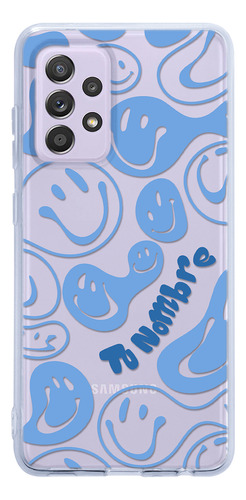 Funda Para Galaxy Para Mujer Caritas Felices Con Tu Nombre