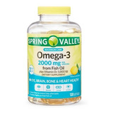 Spring Valley Omega-3 2000mg 120 Capsulas