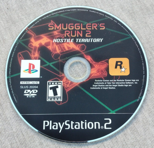 Video Juego Ps 2, Smuggler's Run 2, Hostile Territory, Sony.