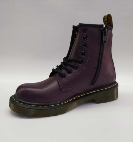 Botas Dr Martens Niños Oficiales Importada Delaney Purpl #18