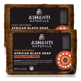 Ashanti Naturals Barra De Jabón Negra Africana | Jabón Ne.