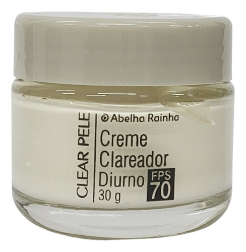 Creme Facial Clareador Diurno Fps 70 Abelha Rainha 30g