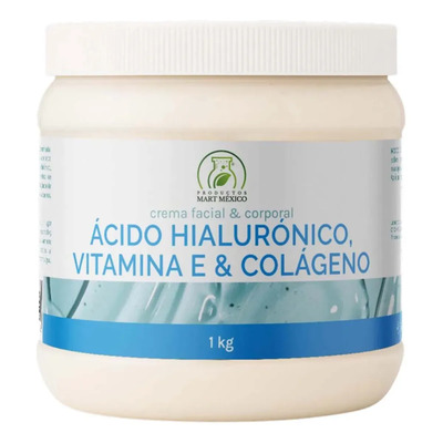 Crema Facial Productos Mart Mexico 1kg Colágeno Ácido Hialurónico Vitamina E | Meses sin interés