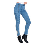 Jeans Elastizado Mujer Tipo Colombiano