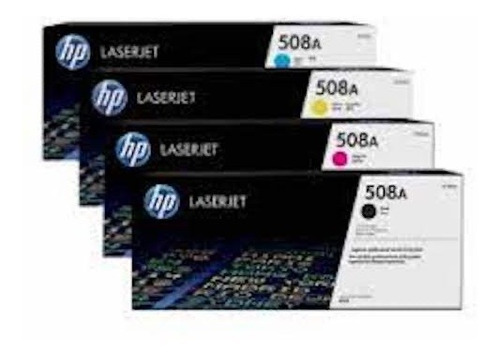 Toner Hp 508a Juego X4 N-c-m-y Originales + Resma