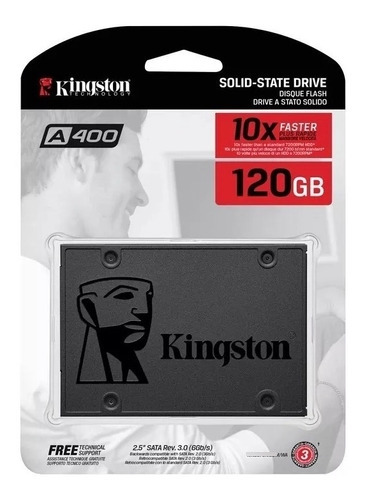 Hd Ssd Kingston Disco Sólido Interno 120 Gb