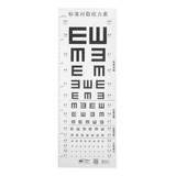 Tabla De Examen Ocular Instrumento De Tabla Optométrica