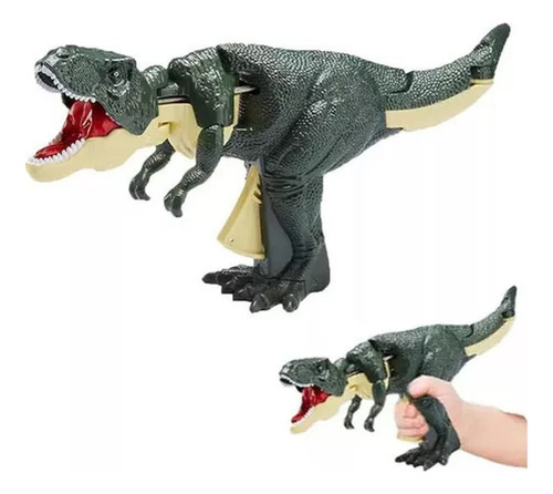 Broma Juguetes De Dinosaurios Trigger T-rex Efecto De Sonido Color Verde