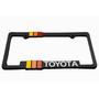 Marco Porta Placa Toyota Con Emblema Tricolor Toyota Tercel