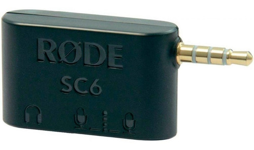 Adaptador Rode Sc6 Dual Trrs Mic Smartlav Auricular