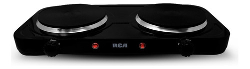 Rca  Parrilla Eléctrica Doble Rc2000n Color Negro