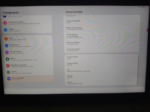 Tablet Lenovo Yoga Tab 11 Yt-j706f 11 256gb Storm Gray 8ram