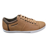 Zapatillas Narrow Cuero Gamuzado Y Tela Cod 9411