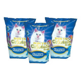 Kit 3 Areia Sanitária Gato Micro Cristais Sílica Gel 1,8kg