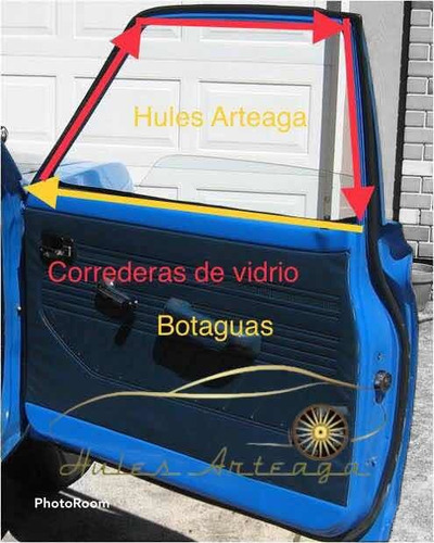 Kit De Hules Cañuelas De Ventana Para Datsun