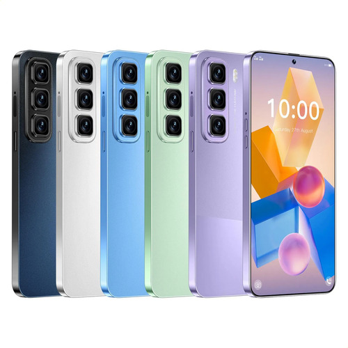 Teléfono Móvil Inteligente Todo En Uno Smartphone Hot50 Pro Android 7.3 Pulgadas Con Orificio Medio, 2+16 G, Red Completa, Inteligente